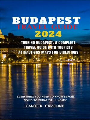 cover image of Budapest  travel guide 2024